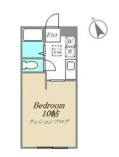 オクテッドビー【1階】の間取り