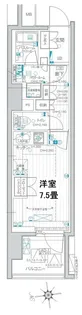 デュオステージ蒲田【3階】の間取り