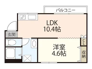 カズヒロハイツ【3階】の間取り