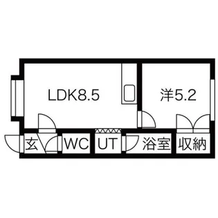 稲穂アパートメント【3階】の間取り