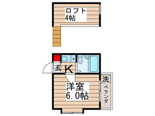 ビュ-パレス鎌ヶ谷【2階】の間取り