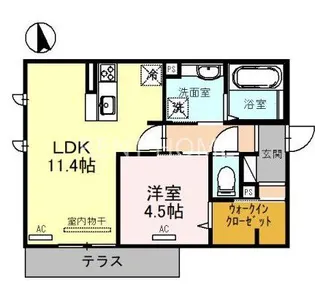 スミレ【1階】の間取り