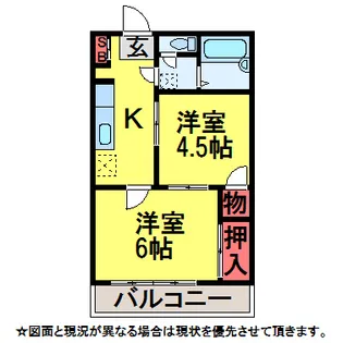 アネックスI【1階】の間取り
