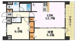 セイワパレス吹上公園【9階】の間取り