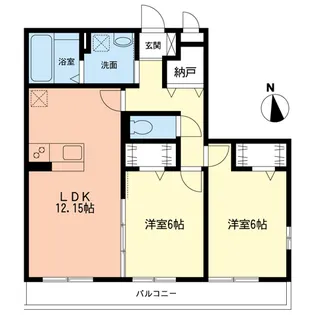 ポワールベルム【3階】の間取り