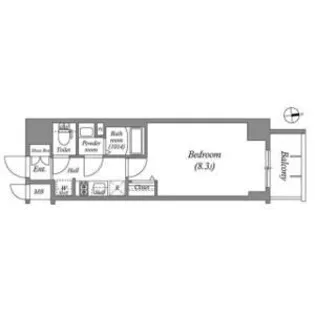 アドバンス名古屋ワイノット【3階】の間取り
