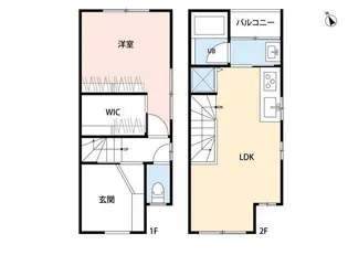 トレフル日野【2階】の間取り