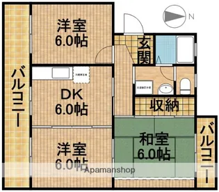 アルテハイム・K【3階】の間取り