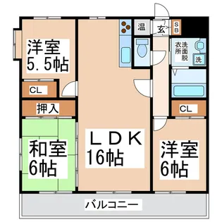 クレンリィカピス【4階】の間取り