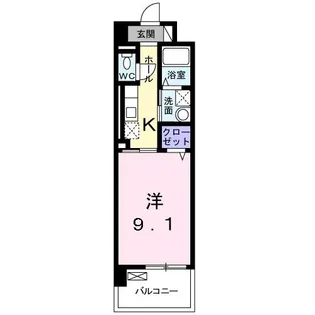 ラ・コリーナII【6階】の間取り