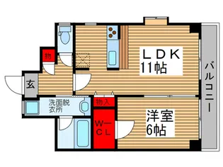 ヒルトップレジデンス【5階】の間取り