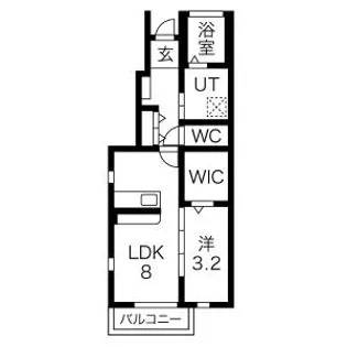 Le Meilleur水沢B【1階】の間取り