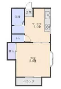 ピアコート【1階】の間取り