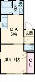 サラーム東脇【1階】の間取り