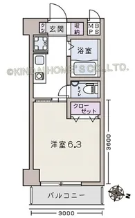小島ハイツ【2階】の間取り