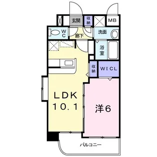 SunEast大橋【3階】の間取り