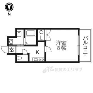 TIMUR九条【3階】の間取り