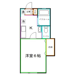 パーシモンヒルズ【2階】の間取り