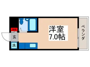 ベルシエロ富浜【2階】の間取り