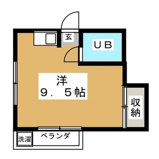 コスモハイツ【2階】の間取り