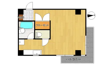 カーサ水前寺【6階】の間取り