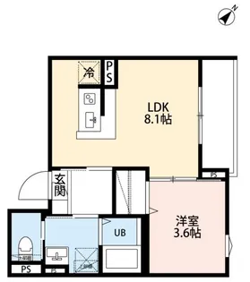 robot home 西八王子II【2階】の間取り
