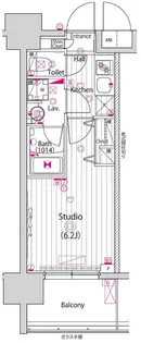 グランド・ガーラ川崎西口【12階】の間取り