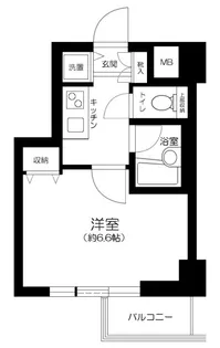 パレステュディオ本郷東大前【5階】の間取り