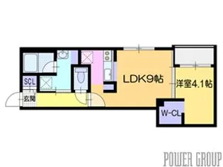 仮)ノルデスタ千歳【2階】の間取り
