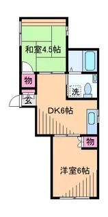 第2加藤ハイツ【1階】の間取り