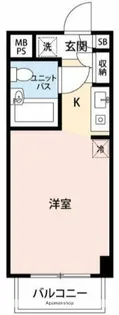 スカイコート武蔵関伊勢亀ビル【2階】の間取り