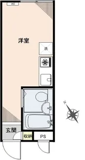 北小金ハイツ【2階】の間取り
