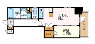 エステムプラザ名古屋丸の内【4階】の間取り