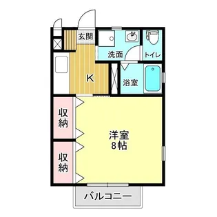 サングレース【1階】の間取り