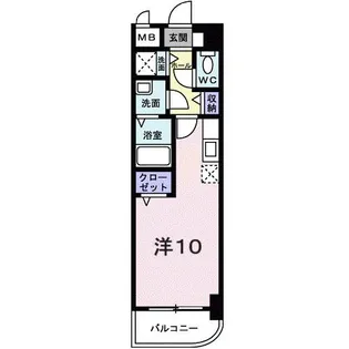 ヴァレ谷上【3階】の間取り