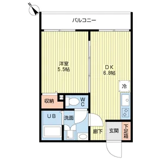 OCEAN’S 8【3階】の間取り