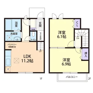 Maison Hillsの間取り