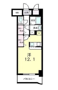 ホタカリュミエール・イワタ【3階】の間取り