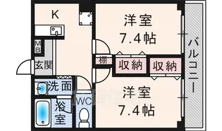 フォレスト・ヒル櫻【2階】の間取り