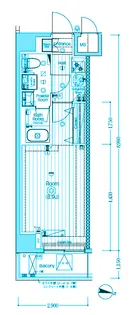 MAXIV川崎SOUTH DUE【2階】の間取り