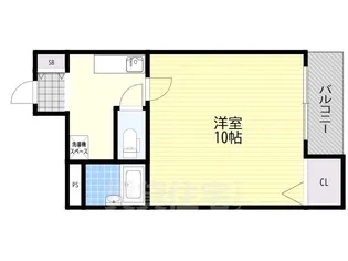淡路中本ビル【3階】の間取り