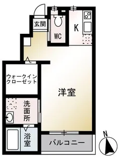 テアトル綾【1階】の間取り