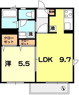 シャーメゾンクローバー【1階】の間取り