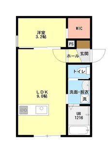 フォルテ山木戸 R【1階】の間取り