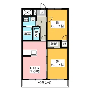 メゾン土本【1階】の間取り