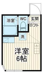 ユナイト妙蓮寺アンリマティス【1階】の間取り