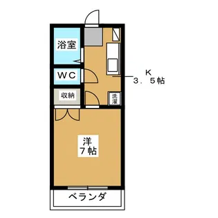 ドリームセブンハイツ【2階】の間取り