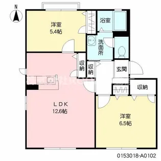 フォーレス若葉【1階】の間取り