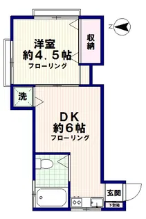 和一コーポ【1階】の間取り