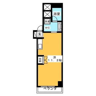 エスティメゾン川崎本町【7階】の間取り